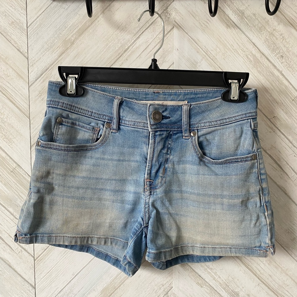Denim Blue Women's Jean Shorts